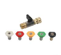 14MM M22 With Ball Valve Adapter For 4500 PSI Pressure Washer Systems Designed For Long Term Reliability(Adapter)