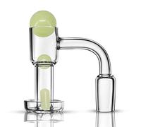 14mm Male 90 Degree Quartz Banger with 3 Glow Balls for Hookah Glass Bong Accessaies