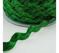 14mm Metallic RIC Rac Glitter Ribbon Costume Christmas 18 Color 1 2 4 Meter 881D, 067 Emerald Green, 4 Metres