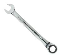 Seshin Buffalo 14mm Ratchet Spanner Steel Fixed Head Gear Wrench Open End & Ring (14mm)