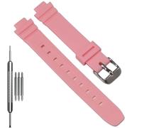 14mm Resin Replacement Strap Compatible with Casio LA20WH Series Women Band | LA20WH Women's Watch Band LA-20WHS-2A sports waterproof bracelet