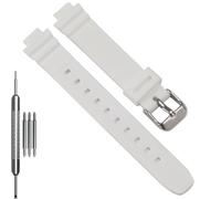 14mm Resin Replacement Strap Compatible with Casio LA20WH Series Women Band | LA20WH Women's Watch Band LA-20WHS-2A sports waterproof bracelet