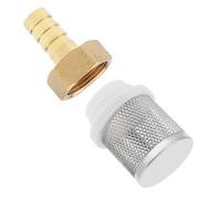 14mm Stainless Steel Filter Copper Tube Joint, PNXKTXO Inline Mesh Screen Pipeline Garden Hose Strainer for Pool, Aquarium Irrigation Sprayer Pump Filtering