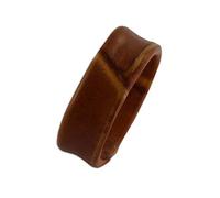 14mm TAN Croc Loop (1) Retaining Ring Loops Hoop Genuine Leather Mock Watch Strap Ladies Gent Number of Loops 1