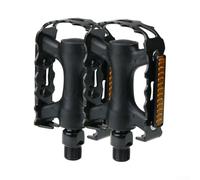 14mm Thread Aluminum Pedals Designed for Bicycles with Anti-slip and Plastic Reflective Strip for All-Condition Use