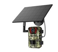 14MP 4G Solar Hunting Trail Camera Waterproof 20M PIR MotionDetection Outdoor Wildlife Tracking Cam 940nmh Infrared Night Vision(14MP)