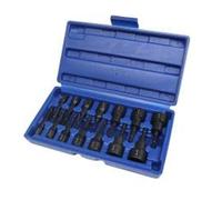 14PC 1/4" HEX DR Magnetic Impact NUT Driver Set Metric 7164