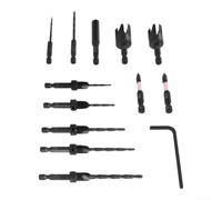 14PC Auger Drill Bit Set Hex Shank for Wood(12 Pcs)