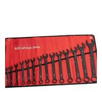 14pc Combination Wrench Set 8-24mm Chrome Vanadium | Chrome vanadium steel, 8-24mm range, dual-end design, auto repair, high tensile strength
