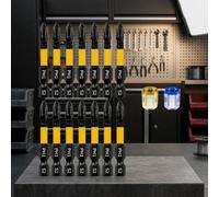 14PC Magnetic Screwdriver Bit Set High Performance Alloy Steel for Phillips Bits for Impact Driver Drill Anti-Slip Portable Storage Box(PH1)