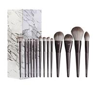 14Pc Makeup Brushes Set Cosmetic Foundation Powder Blush Eye Shadow Lip Make Up Brush Tool Kit with Holder