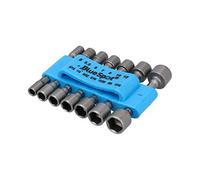 14pc Nut Driver Socket Set Metric + Imperial Sizes 5mm - 12mm / 3/16” - 7/16”