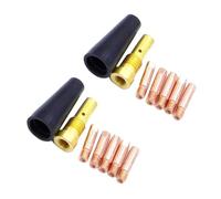14Pcs 14AK Coating Protections Nozzle Nonstick Welding Slags Airless Protections Machine Protective Sleeve Professional Welder Gear