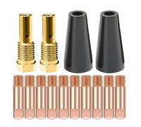 14Pcs 14AK Coating Protections Nozzle Nonstick Welding Slags Airless Protections Machine Protective Sleeve Professional Welder Gear
