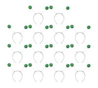 14pcs 14pcs Alien Headband, Space Martian Antennas Headband, Soft Silicone | Foam Balls with Bendable Antenna Springs, Elastic Non-Slip Base, for Space Themed Parties and Photo Props