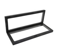 14Pcs 3D Floating Frame Jewelry Display Stand Shadow Box Ring Pendant Holder Stone Presentation Case Gift For Earring Necklace Bracelet(Black,9 * 23cm)