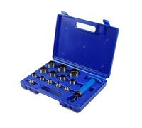 14pcs 5-35mm Punch Set Gasket Cutter High Carbon Steel Hole Leather Punching Tools For DIY Plastic Rubber Leather Cutting
