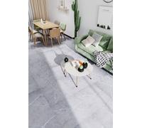14Pcs 60x60cm Stone Texture Self Adhesive PVC Flooring, 5.04㎡ Living and Home Grey One Size