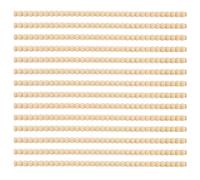 14pcs Decorative Beaded Wood Trims, Gorgeous 40cm/15.75in Long Half Round Decorative Wood Trim for House Wall Door Window Wardrobe Shelf DIY Decoration