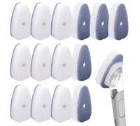 14pcs Dish Wand Sponge Refills for Scrub Daddy Dish Daddy, Non-Scratch Washing Up Wand Replacement Heads Durable Scrubber Pads for Kitchen Stovetop Grills Bathroom Cleaning (Sponge Heads Only)