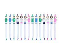 14pcs Doctor Nurse Ballpoint Pen 0MM Smooth Tip Retractable Ballpoint Pen with Clip for Hospital Students