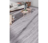 14Pcs Grey Wood Grain Click-Lock SPC Vinyl Flooring with 1mm Sound Insulation Cotton on The Back, 3.12m² Pack H&O Direct Grey One Size