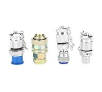14pcs Hydraulic Pressure Test Point Testing Coupling Adapter Set Hydraulic Pressure Test Kit