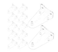 14pcs Inch Blind Hold Down Brackets Pom for Windows and Doors