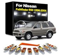 14Pcs LED Interior Map Dome Trunk Light Kit, For Pathfinder R50 1996-1999 2000 2001 2002 2003 2004 Car Accessories