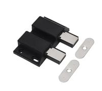 14pcs Magnetic Push Latch Catch Pressure Touch Release Cabinet for Door Drawers Kitchen Drawer Cupboard Pop Out for Cabinets and Bookcases(Black 2)