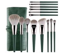 14PCS Makeup Brush Set Artistry Brushes Kabuki Powder Brush Eyeshadow Stippling Brush Premium Synthetic Make Up Brush Set For Contouring Concealer Foundation Powder Eye Shadows Brush(14pcs brush bag)