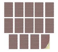 14PCS Match Striker Paper Self-Adhesive Phosphorus DIY Manual Match Eraser Leather Flower Phosphorus Paper Use Stick to Bottom