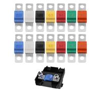 14PCS Midi Fuses 30/40/50/60/70/80/100amp 32V,Automobile High Current High Current Fuse,Midi Fuse Holders for Car Marine Truck Marine Electric Hybrid Vehicle Motor