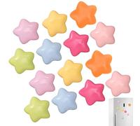 14Pcs Mini Star Fridge Magnets, Cute Fridge Magnets, for Locker Whiteboard Refrigerator School Office