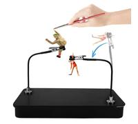 14PCS Model Painting Stand Base Holder, Magnetic Bendable Alligator Clip Sticks Set, Model Painting Stand for Airbrush Hobby DIY Miniatures Card Photo Memo Painters Craftsmen