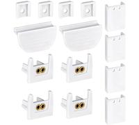 14pcs No Drilling Blind Bracket Set Clamp Support Pleated Blind Set Repair Spare Replacement Parts for Pleated Fixing