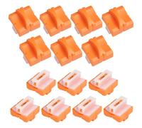 14pcs Paper Cutter Replacement Blades Compatible with Firbon, Cutting Scrapbook Easy Cut Blade Replacement with Security Safeguard Design for A4 Paper Trimmer(Orange)