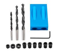 14Pcs Pocket Hole Jig Kit Pocket Jig, 15 Degreeangled Hole Locator Carpentry Locator, Suitable for Woodworking and Furniture Production Woodworking Tools and Accessories