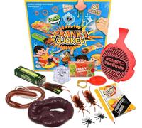 14Pcs Practical Joke Kit, Pranks for Kids Adults, Fun Gag Gifts, Whoopie Cushions Woopie Cushion Fake Poo Novelty Practical Jokes Gift Box for Men Friends Tricks.