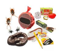 14Pcs Pranks Kits Box, Practical Jokes Games for Adults Men Friends Tricks, April Fools Novelty Prank Set Gifts Presents, included Whoopee Cushion, Fake Poo, Fake Roaches
