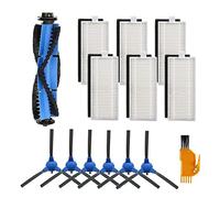 14Pcs Replacement Vacuum Cleaner Filters Brushes Kit Compatible with E-ufy Robovac 11S 30 30C 15C