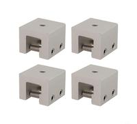 14Pcs Roof Seam Clamps Aluminium Standing Seam Clamps Set For Solar PV Panel Installation On Folded Sheet Metal Roofs(4Pcs)