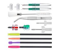 14Pcs Sewing Machine Cleaning Kits Machine Include Tweezer Double Headed Brush Screwdriver Repair Maintenance Tool