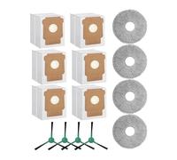 14PCS Side Brush Dust Bag Mop Pad,Compatible for Roomba，Plus 505 Combo/405 Combo Vacuum Accessories Cleaner