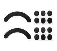 14pcs Silicone Drum Mute Pad Black Adjustable Silencing Strip