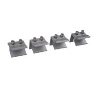 14Pcs Solar Panel Mounting Clamps for Roof Structures Aluminium with Stainless Steel Hardware for Standing Seam and Sheet Metal Applications (4pcs )