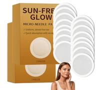14pcs Sun-Free Glow Micro-needle Tanning Patches,2026 New Self Tanning Patch Bronzing Accelerator,Get a Natural Bronze Quickly without Sun Exposure,Streak-Free,Gentle for All Skin Types (7 * 2Boxs)