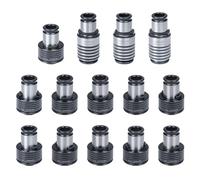 14PCS TC820 ANSI Collets, M6, M6.3, M7, M8, M10 M12 M12.5 M14-M33 Metric Tap Holder Tap Chuck Suitable for M36 Electric Tapping Machine