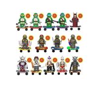 14PCS Teenage Mutant Ninja Turtles Building Block Minifigures Toys Building Construction Toy Figures