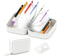 14PCS Waterproof Pill Organizer Pouches, A8 Travel Pill Case Set with Crush Resistant Shell & Color Coded Zippers for Daily Medication, Vitamins & Supplements